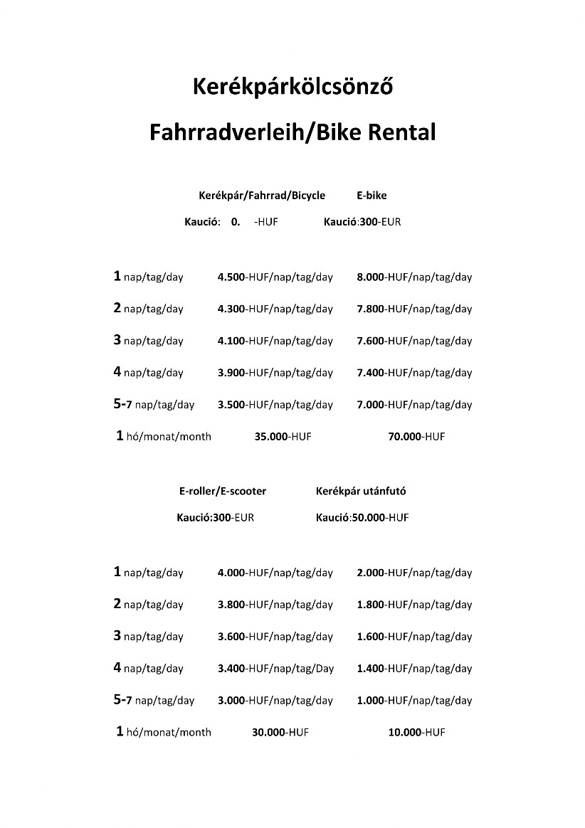 Bike rental